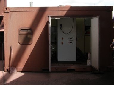 Betriebliche Messung mit dem Feststoffsensor an einem Hochofen Betriebliche Messung mit dem Feststoffsensor an einem Hochofen