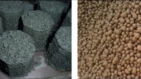 Briketts und Pellets aus Prozessrückständen